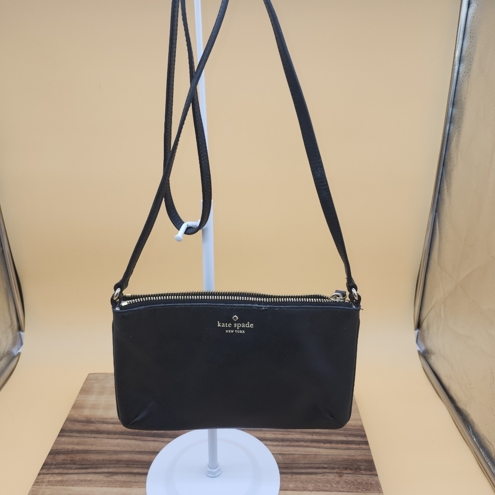 Kate Spade Black Crossbody Bag, 10x6